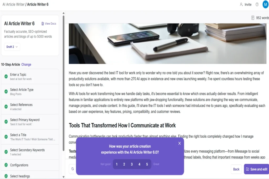 Writesonic Review – AI Article Writer 6 Features of the Writesonic AI Writing Tool