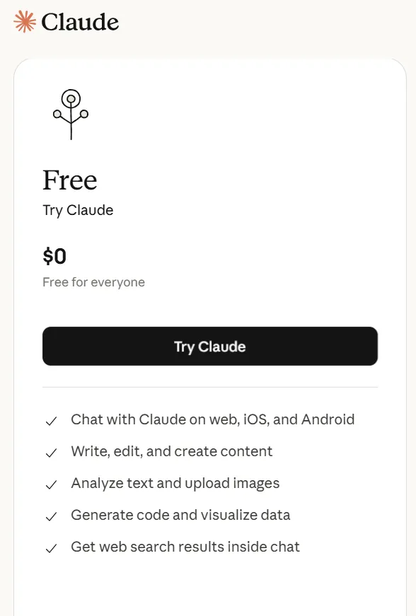 Claude free AI writing assistant by Anthropic for long-form and creative writing